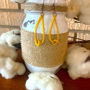 Leather Knotted Earrings